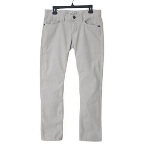 CAbi Pants Womens 6 Brando Straight Leg Corduroy Low Rise Cream‎ Cotton